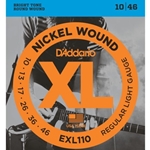 D'Addario Exl110 Nickel Wound Electric Guitar Strings, Regular Light, 10-46