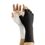 Dinkles White Long-Wristed Half-Finger Nylon Glove