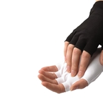 Dinkles White Half- Finger Glove