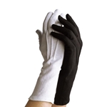 Dinkles Black Long-Wristed Cotton Gloves