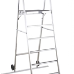 DSI 6' Silver Space Saver Ladder Podium