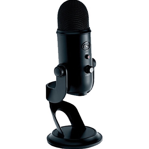 Blue Microphones Yeti USB Multi-Pattern Electret Condenser Microphone - Black