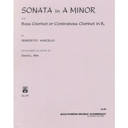 Sonata In A Minor For Bass Clarinet