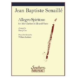 Allegro Spiritoso For Alto Clarinet