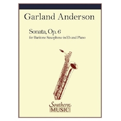 [Limited Run] Garland Anderson - Sonata Op. 6 For Bari Sax