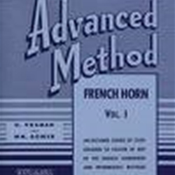 Rubank Advanced Method - French Horn In F Or E-Flat, Vol. 1