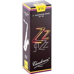 Vandoren ZZ Jazz Tenor Sax Reeds 5-Pack