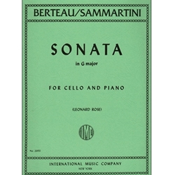 Sonata In G Major For Cello And Piano