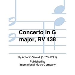 Flute Concerto In G Major, Rv 438