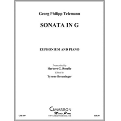 Sonata in G for Euphonium and Piano